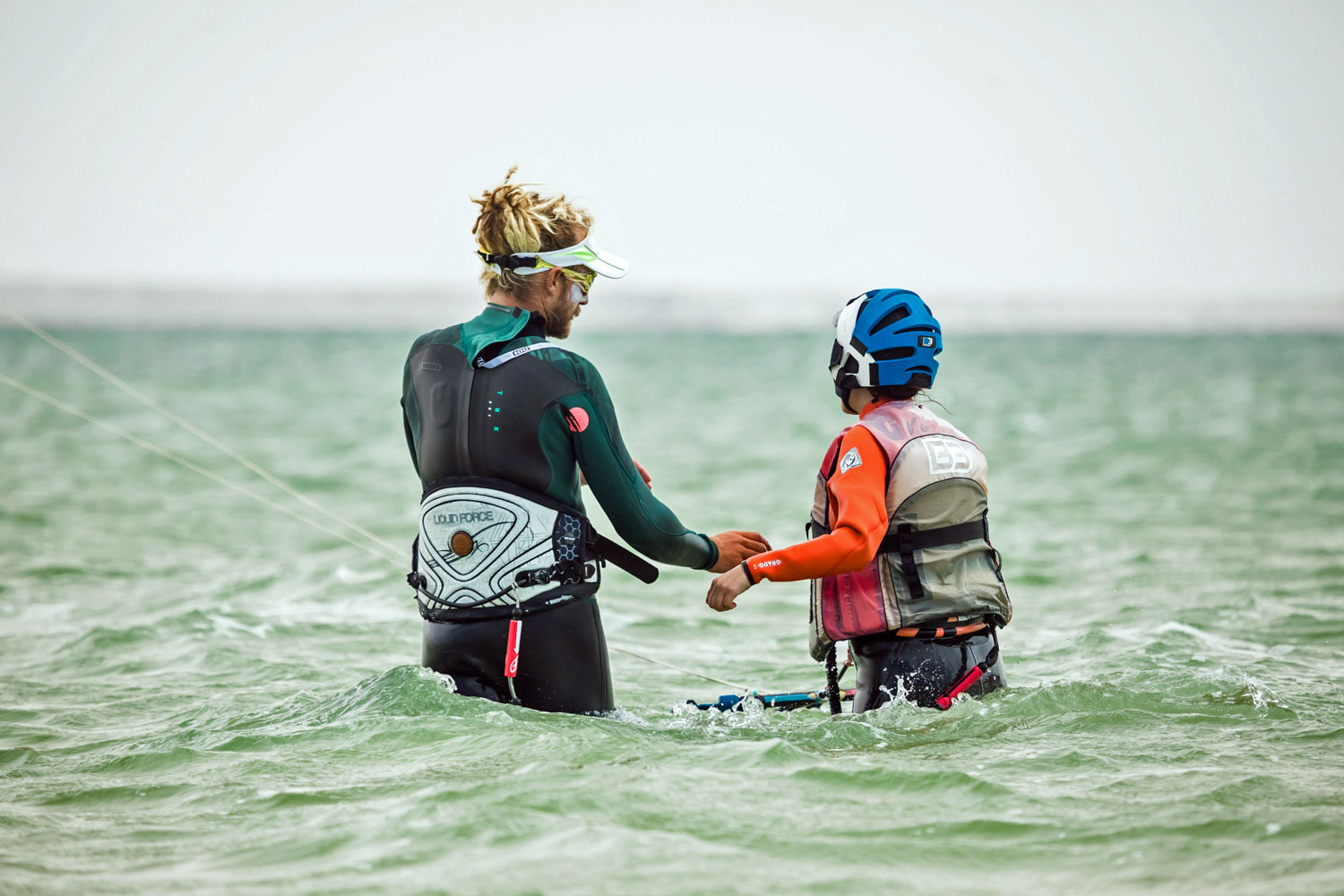 Dakhla: Der Stehbereich der Lagune ist optimal für Schulungen