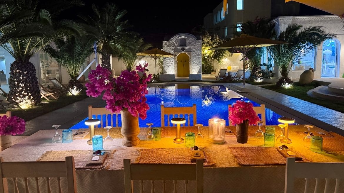 Djerba-Zarzis: Das Charmhotel am Abend