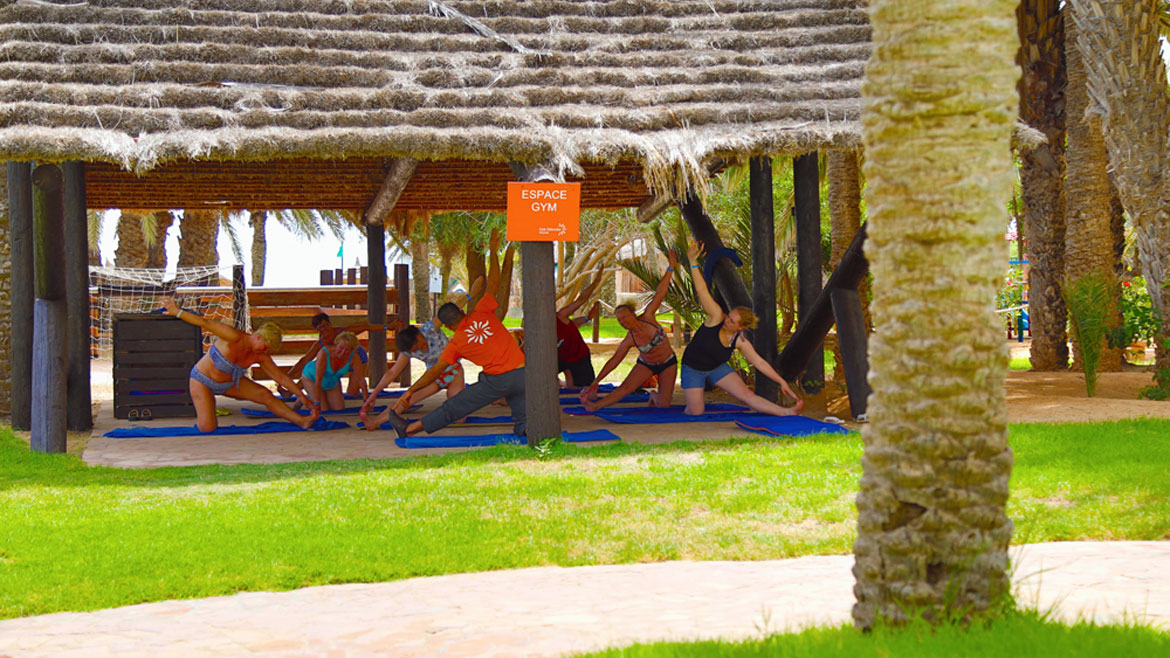 Djerba-Zarzis: Sport am Morgen im Komforthotel