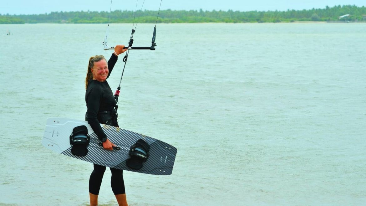 Andréa ist immer mit viel Spass und Freude dabei