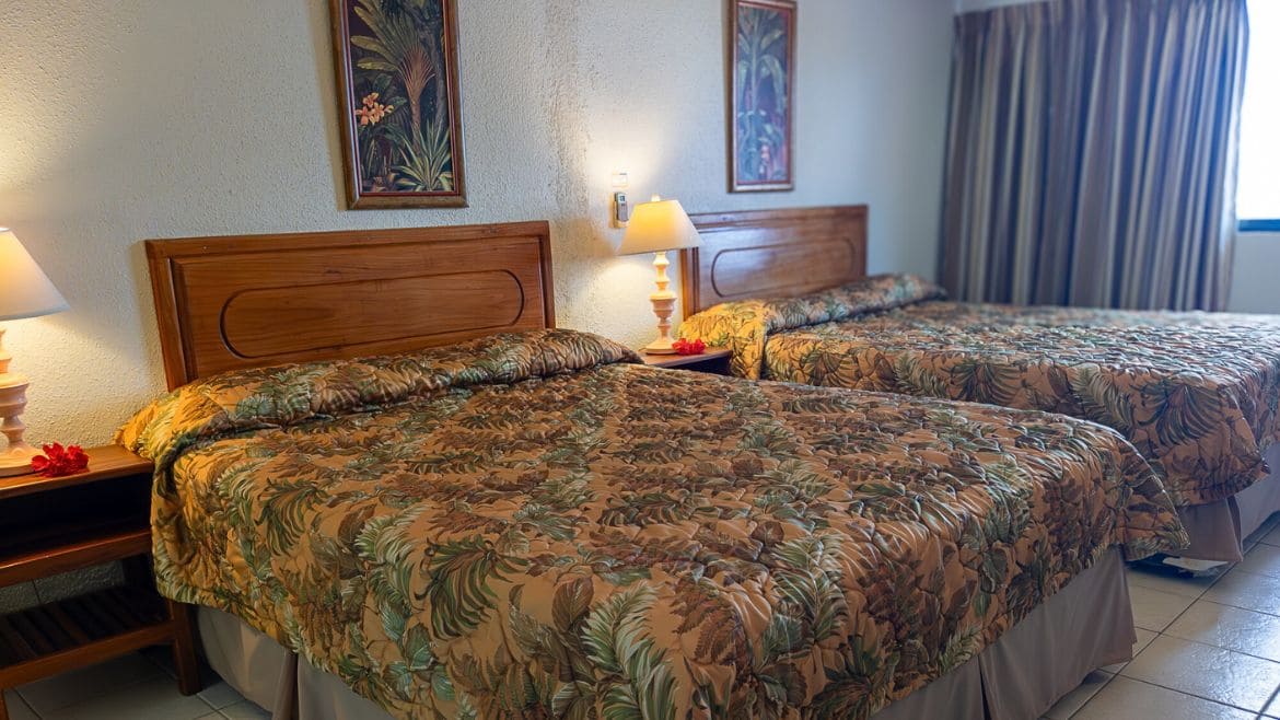 Tobago: Schlafbereich der Appartements Tobago: Schlafbereich der Appartements