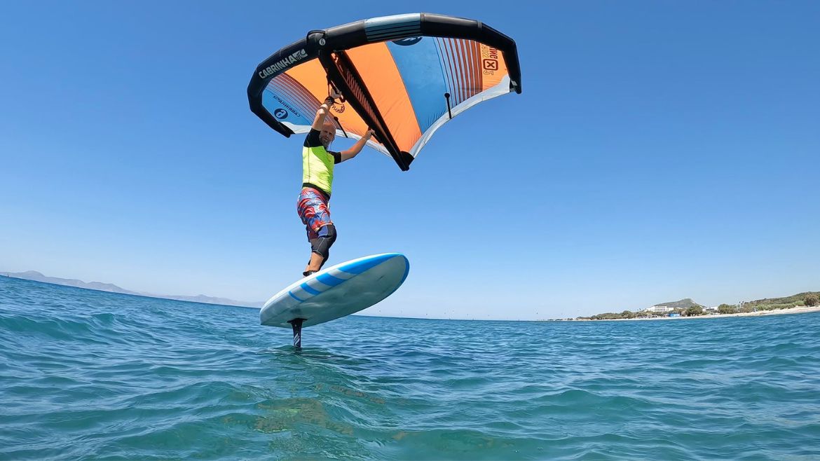 Rhodos Theologos: Ideale Bedingungen um das Wingen zu lernen
