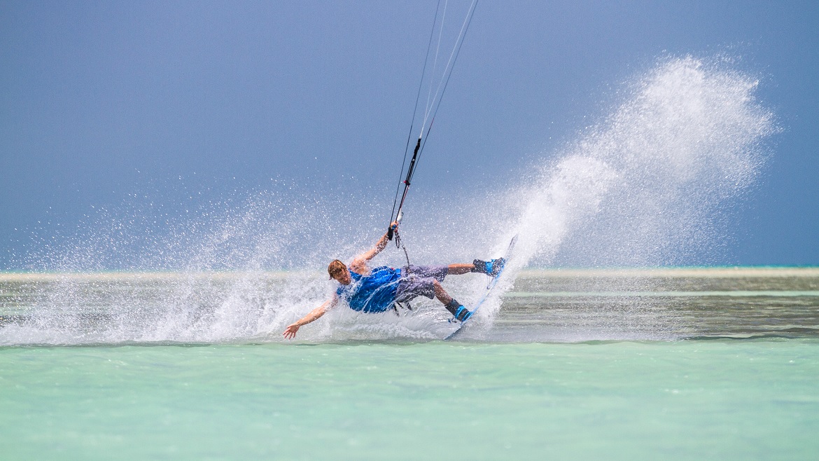 Hamata: Ausreichend Platz an der Kitesurfstation