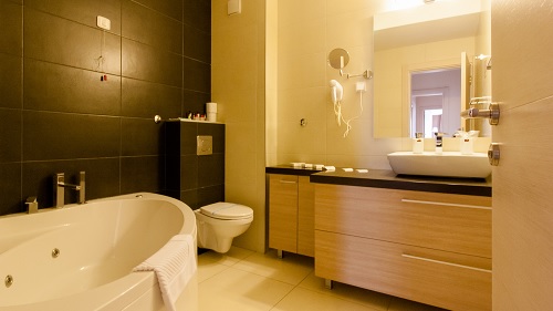 Ulcinj: Badezimmer des VIP Appartement