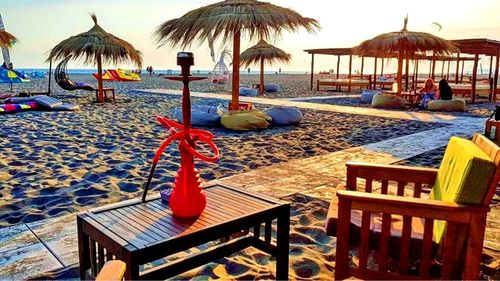 Ulcinj: Direkte Strandlage mit Beachbar