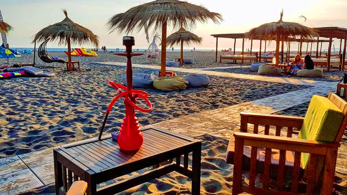 Ulcinj: Bar der Kite- und Wingsurf Station