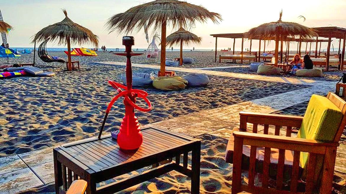 Ulcinj: Bar an der Kite- und Wingsurf Station Ulcinj: Bar an der Kite- und Wingsurf Station