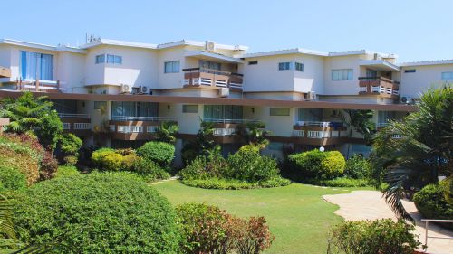 Tobago: Blick auf das Komforthotel II Tobago: Blick auf das Komforthotel II