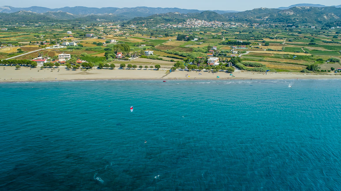 Rhodos Fanes: Blick auf das Revier Rhodos Fanes