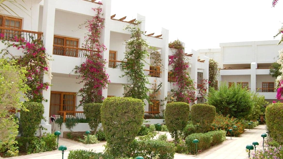 Soma Bay: Blick auf die Anlage des Komforthotels Safaga Soma Bay: Blick auf die Anlage des Komforthotels Safaga