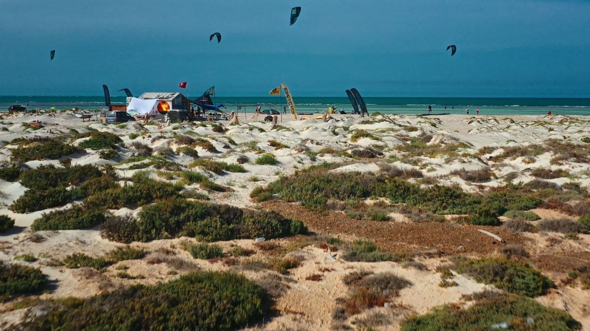 Zarzis: Bick auf die Kitesurf Station Djerba-Zarzis Zarzis: Bick auf die Kitesurf Station Djerba-Zarzis