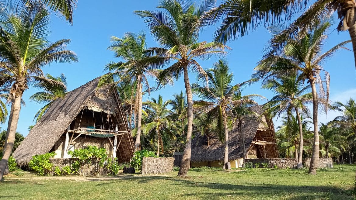 Kappalady: Blick auf die Strand Cabanas