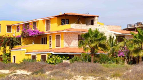 Boa Vista: Blick auf die Surflodge Boa Vista Boa Vista: Blick auf die Surflodge Boa Vista