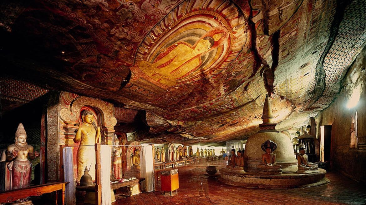 Sri Lanka: Dambulla Rock Cave Tempel Sri Lanka: Dambulla Rock Cave Tempel