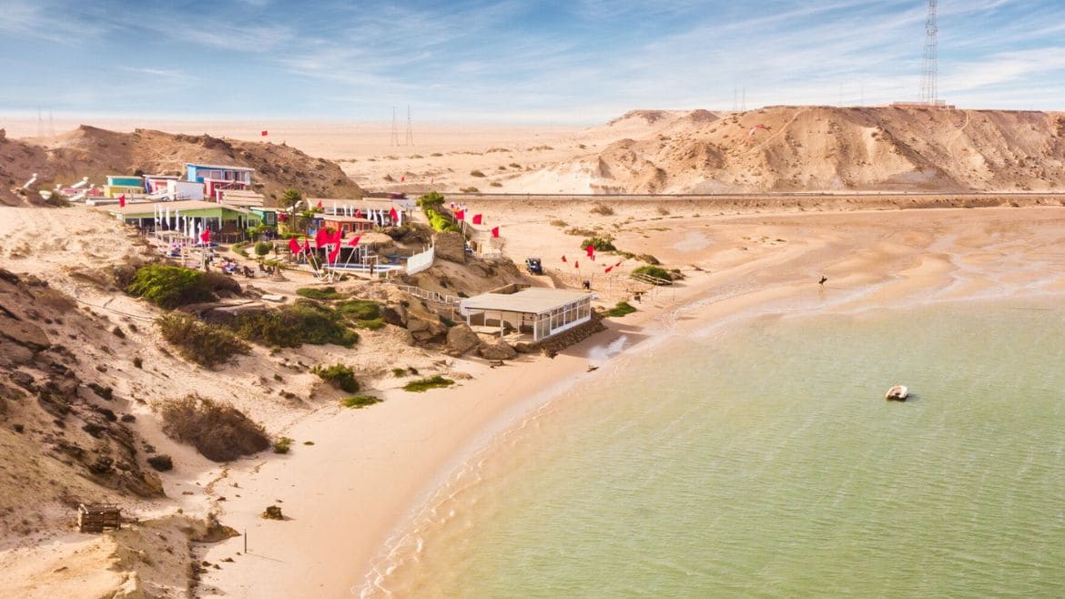 Dakhla: Das Camp direkt an der Lagune Dakhla: Das Camp direkt an der Lagune