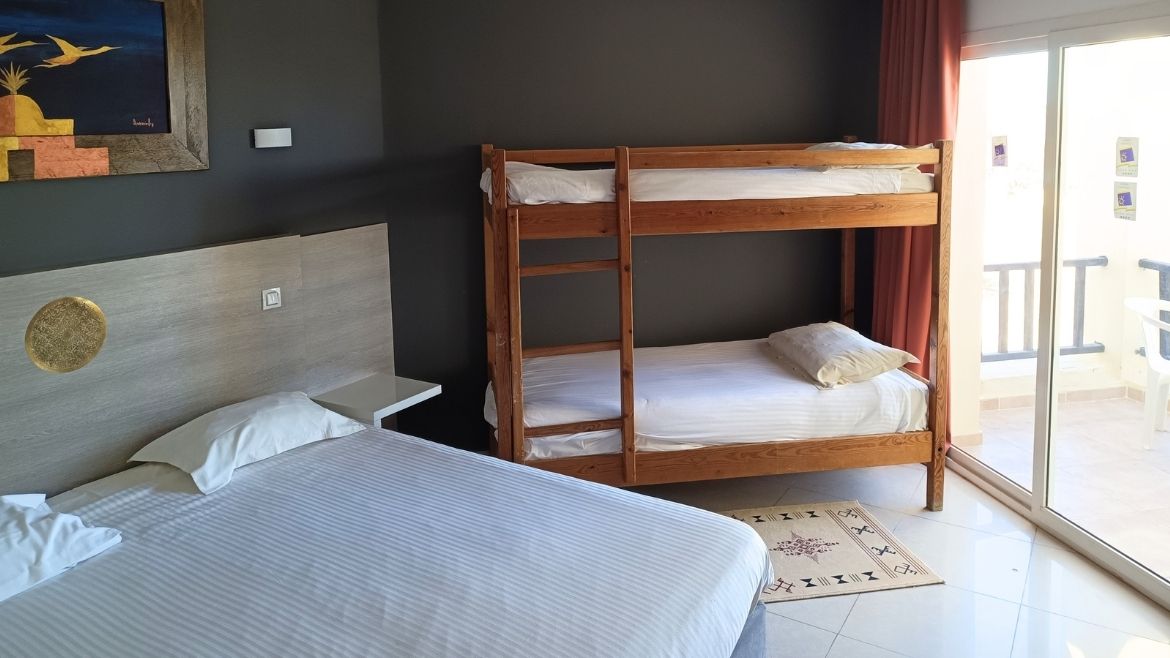 Zarzis: Das kleine Familienzimmer mit Etagenbett Zarzis: Das kleine Familienzimmer mit Etagenbett