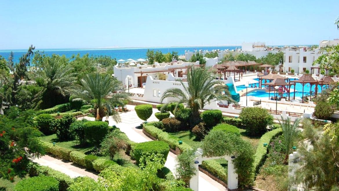 Soma Bay: Das Komforthotel bietet eine tolle Außenanlage