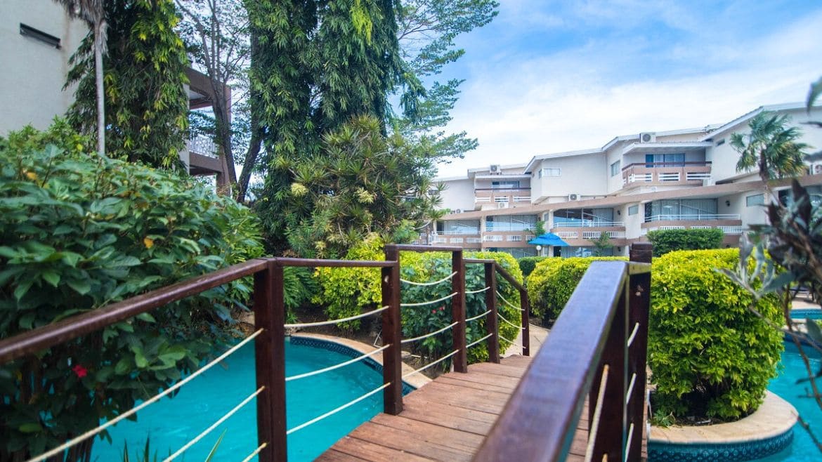 Tobago: Toller Gartenbereich mit Pool Tobago: Toller Gartenbereich mit Pool