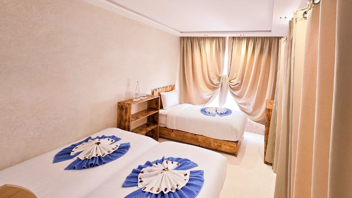 Dakhla: Deluxe Bungalows für bis zu drei Personen Dakhla: Deluxe Bungalows für bis zu drei Personen