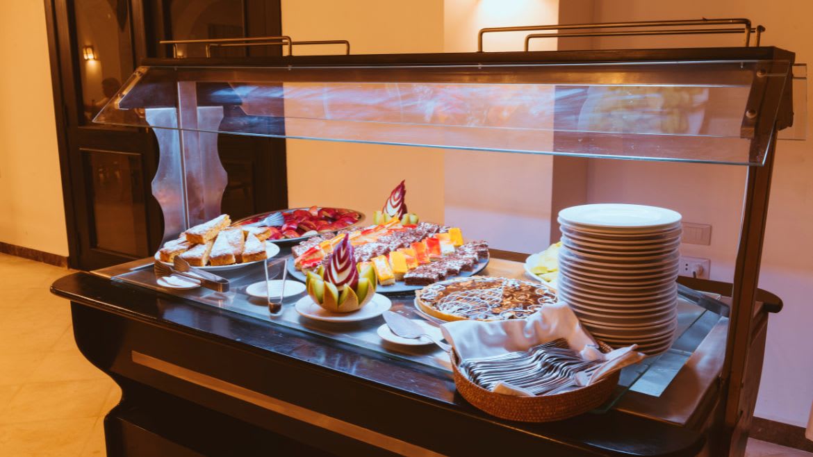 Hamata: Dessertbar im Kite Hotel Hamata: Dessertbar im Kite Hotel