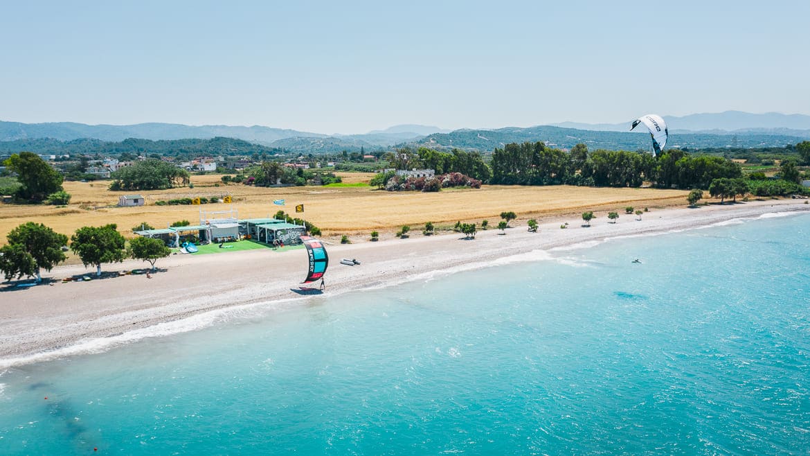 Rhodos Theologos: Die Station ist umgeben von einer wunderbaren Landschaft