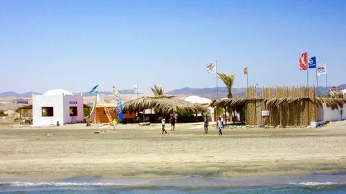 El Naaba: Blick auf die Kite- und Wing/Windsurf Station El Naaba: Blick auf die Kite- und Wing/Windsurf Station