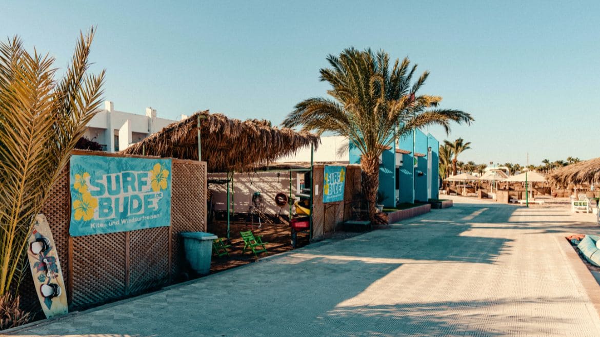 Soma Bay: Die Kite- und Wingsurf Station ist top ausgestattet