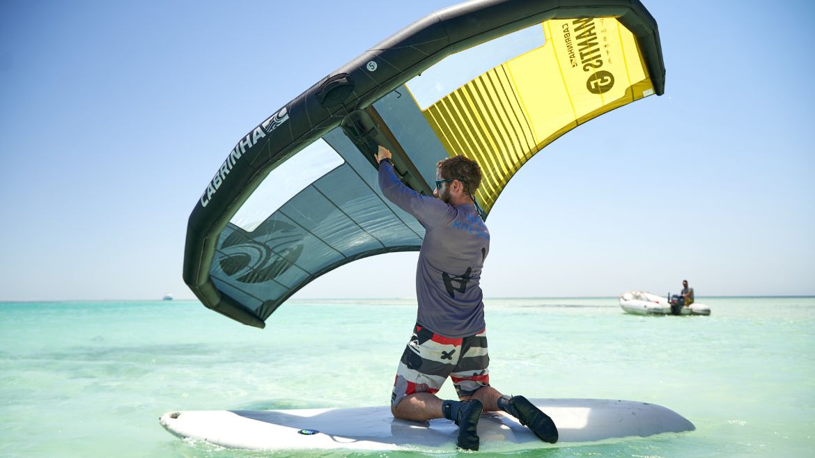 Soma Bay: Wingsurfen/Wingfoilen in der Soma Bay lernen Soma Bay: Wingsurfen/Wingfoilen in der Soma Bay lernen