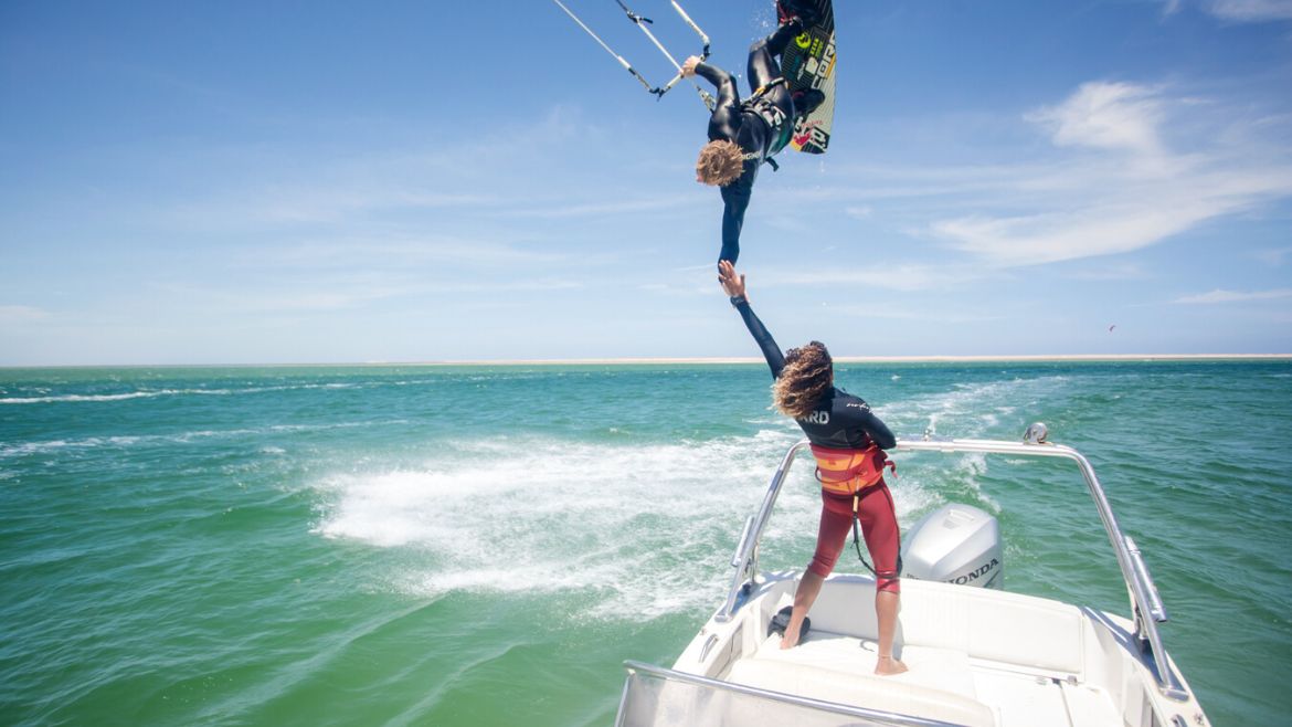 Dakhla: Downwinder zur Dragon Island