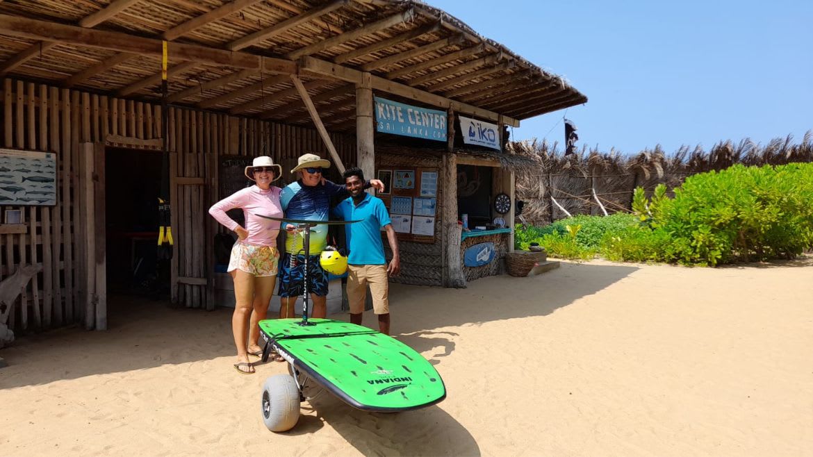 Kappalady: Die Kite- und Wingsurf Station