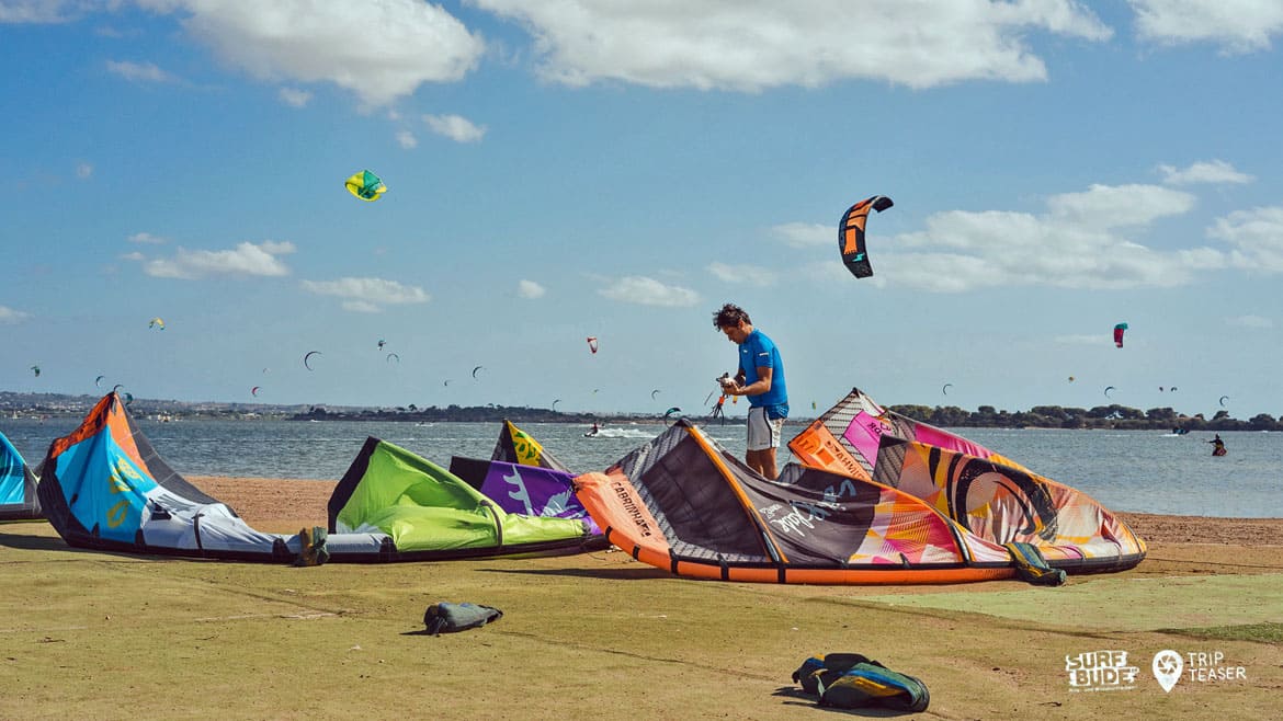 Marsala: Einstieg an der Kite- und Windsurf Station