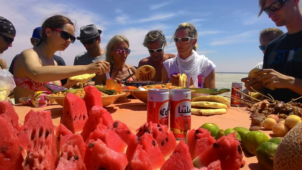 Djerba-Zarzis: Kleine Erfrischung für zwischendurch beim Kite Camp Djerba-Zarzis: Kleine Erfrischung für zwischendurch beim Kite Camp
