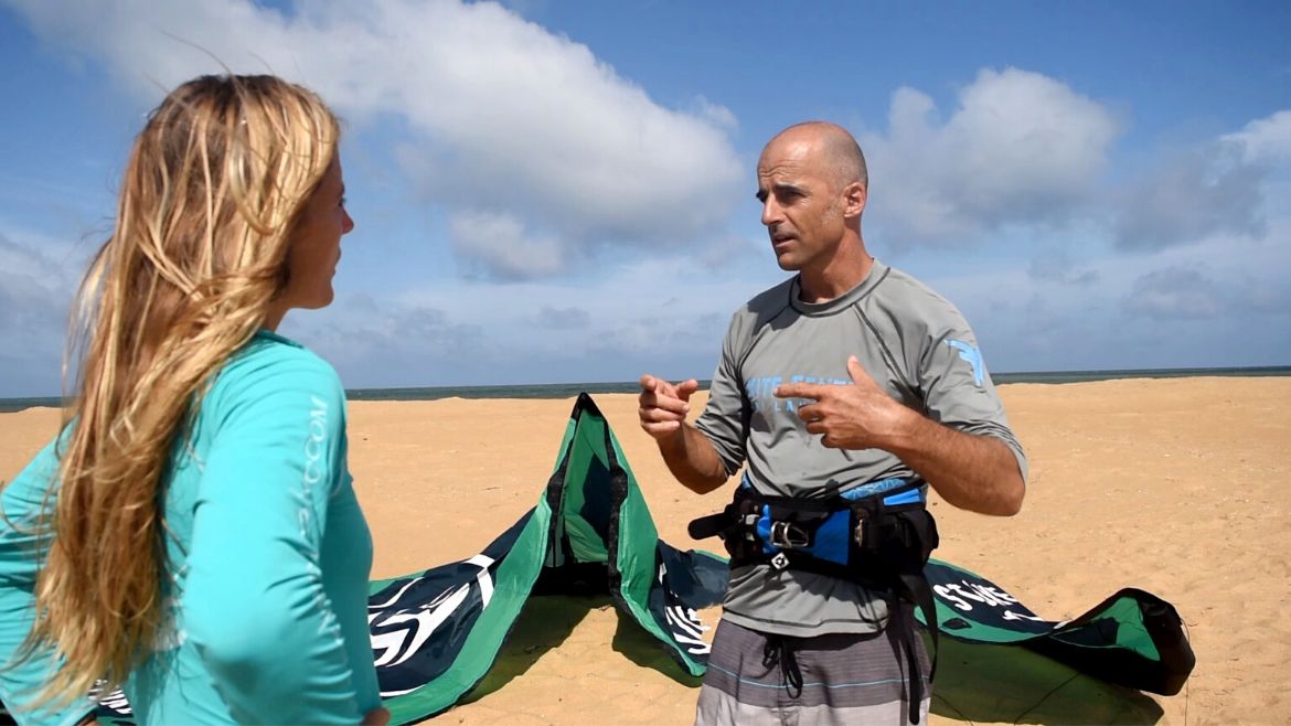 Kappalady: Erste Einweisung am Strand Kappalady