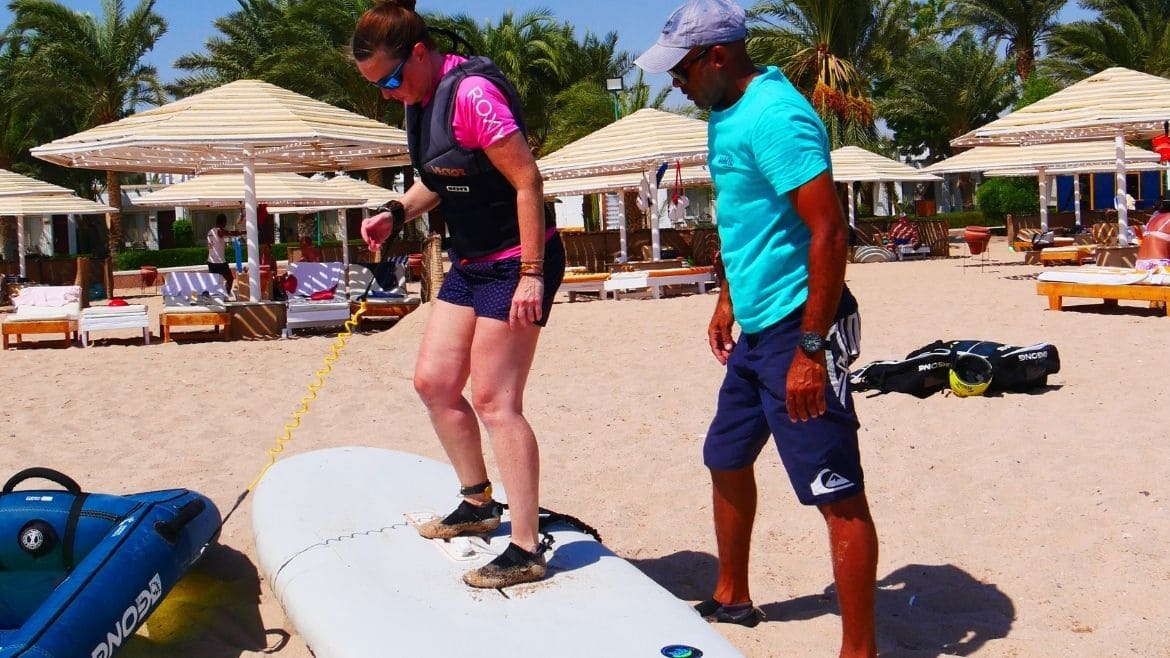 Die ersten Unterrichteinheiten finden an Land statt