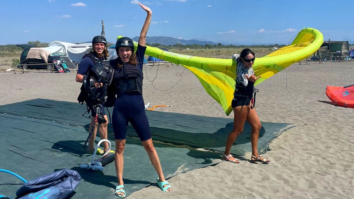 Ulcinj: Es kann losgehen an der Kite- und Wingsurf Station Ulcinj: Es kann losgehen an der Kite- und Wingsurf Station