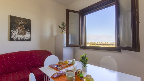 Marsala: Essbereich im Appartement OG