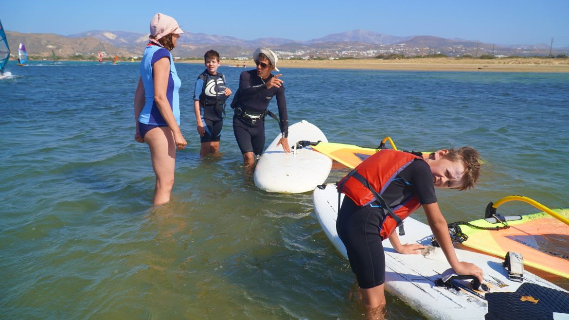 Naxos: Familienschulung