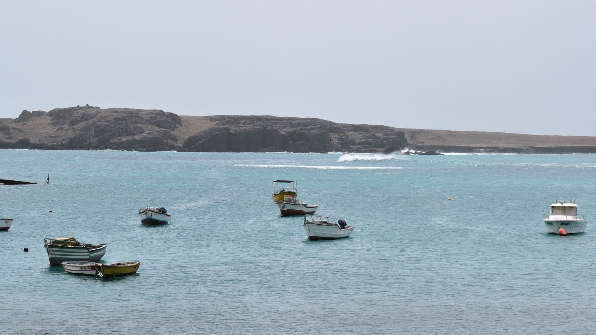 Boa Vista: Fischerboote in Sal Rei Boa Vista: Fischerboote in Sal Rei