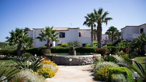 Marsala: Gartenbereich der Surfer Appartements Marsala: Gartenbereich der Surfer Appartements