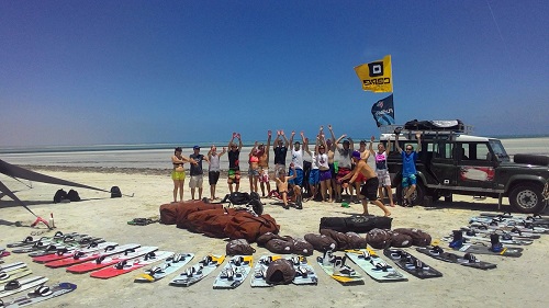 Djerba-Zarzis: Gruppe während des Djerba-Zarzis Kite Camp Djerba-Zarzis: Gruppe während des Djerba-Zarzis Kite Camp