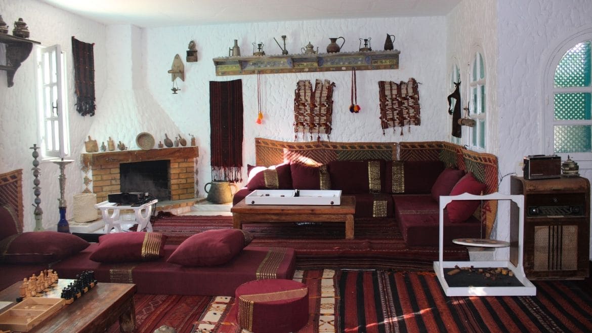 Djerba-Zarzis: Kaminzimmer