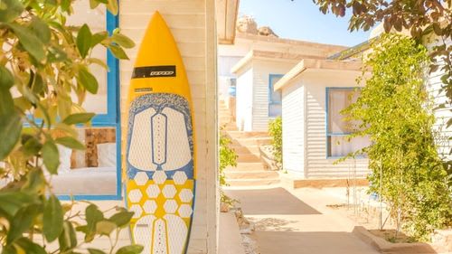 Dakhla: Bungalows des Kite- und Wingsurf Camps Dakhla: Bungalows des Kite- und Wingsurf Camps