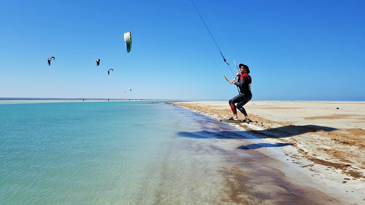 Djerba-Zarzis: Kitesurfen an der Lagune Djerba-Zarzis: Kitesurfen an der Lagune