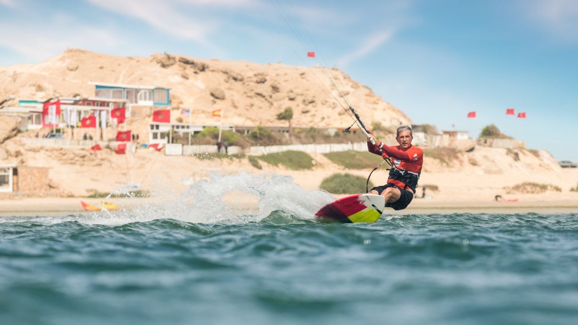 Dakhla: Kitesurfen direkt an der Unterkunft Dakhla: Kitesurfen direkt an der Unterkunft