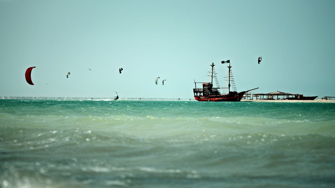 Zarzis: Eine tolle Kulisse zum Kiten Zarzis: Eine tolle Kulisse zum Kiten