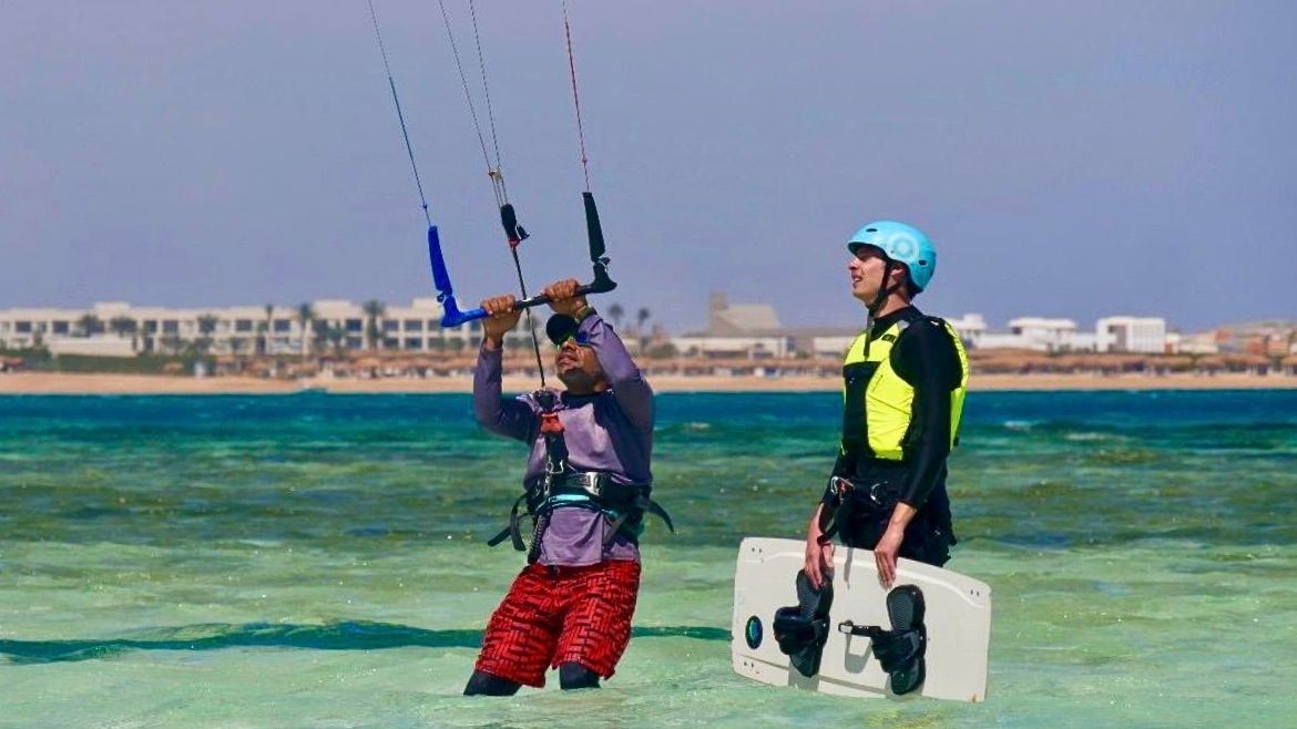 Kitesurfen lernen in der Soma Bay und Safaga Island