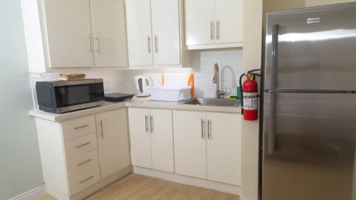 Tobago: Kochbereich der Cabanas Tobago: Kochbereich der Cabanas