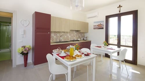 Marsala: Koch- und Essbereich der Kitevilla