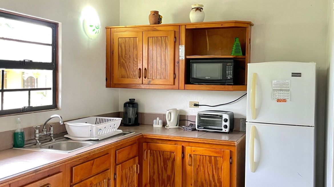 Tobago: Küche Appartements II der Surf Studios Tobago: Küche Appartements II der Surf Studios