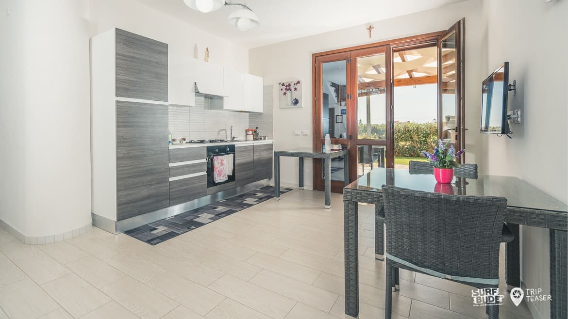 Marsala: Kochbereich im Kitehaus